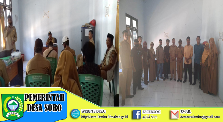 PEMERINTAH KECAMATAN LAMBU FASILITASI KOORDINASI KASI PEMERINTAHAN DAN OPERATOR SID
